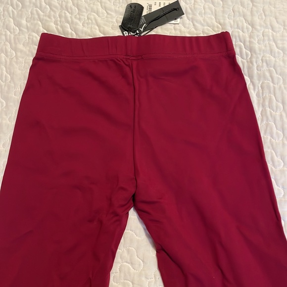 NWT William Rast Maroon Suede Front Leggings - Picture 4 of 4